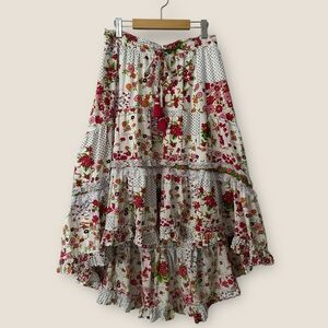 Gipsy Queen Barok Paris High Low Floral Skirt